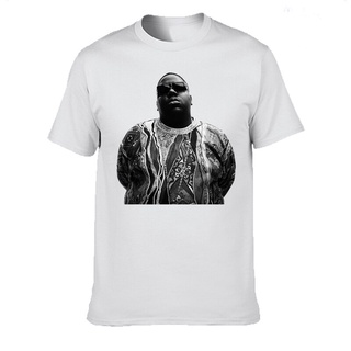 [S-5XL]เสื้อยืดลําลอง ผ้าฝ้าย แขนสั้น พิมพ์ลาย Biggie Smalls Notorious Big สไตล์วินเทจ สําหรับผู้ชาย