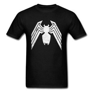 [S-5XL] ใหม่ เสื้อยืดลําลอง ผ้าฝ้าย แขนสั้น คอกลม พิมพ์ลายโลโก้ Venom คุณภาพสูง สําหรับผู้ชาย