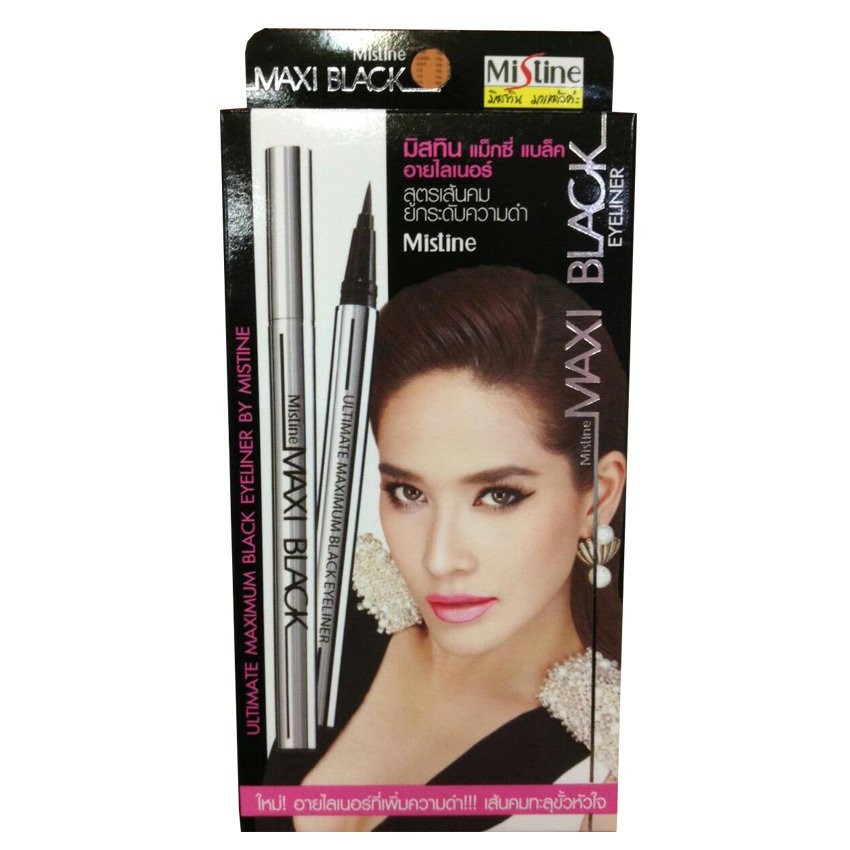 Mistine Maxi Black Eyeliner / อายไลเนอร์มิสทีน แม็กซี่ แบล็ค Shopee