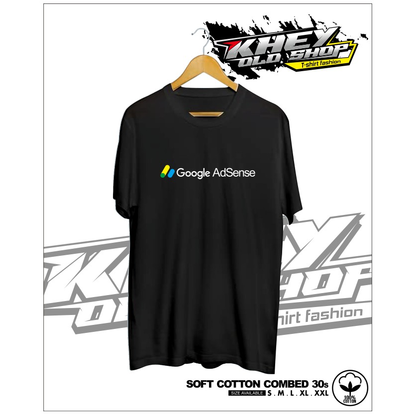 เสื้อยืด GOOGLE ADSENSE Distro - KHEY OLD SHOP
