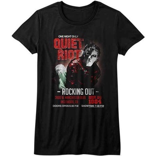 เสื้อยืดลําลอง แขนสั้น พิมพ์ลาย Riot Rocking Out 1984 สําหรับผู้ชาย 928108