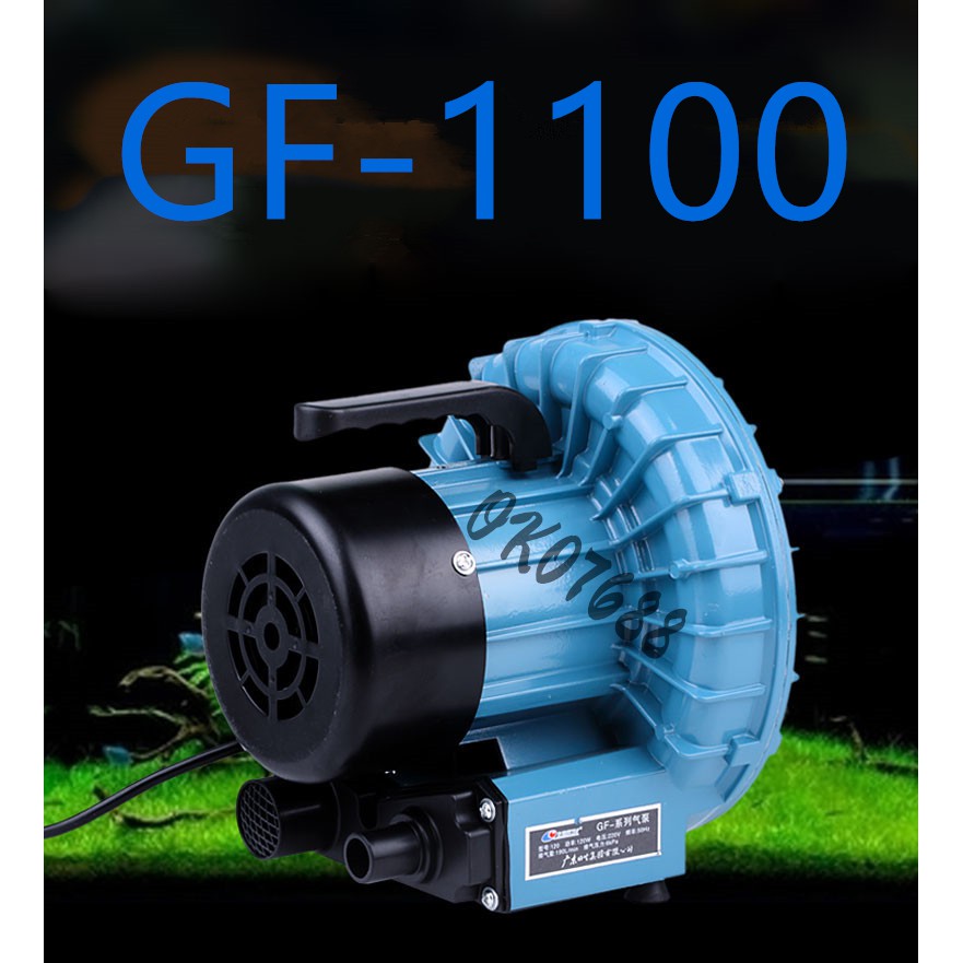 ปั๊มลม รุ่น RESUN GF-1100 blower 220V large displacement vortex jet air pump fish pond aeration pump