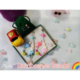 พวงกุญแจ 🐱Rainboww​ beads🌈#​พวงกุญแจ