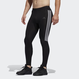 Adidas  กางเกงผู้ชาย  Long Tights Run IT 3S ED9295 BK(1900)