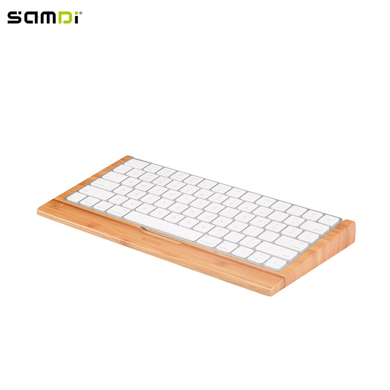SAMDI Bamboo Craft for Apple Bluetooth Wireless Keyboard Stand Dock ...