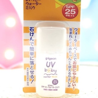 Pigeon Lotion กันแดดพีเจ้นท์ UV Baby Water Milk SPF25 PA + +  JAPAN