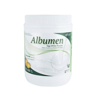 Albumen Egg White Powder อัลบูเมน ผงโปรตีน ไข่ขาว ผงไข่ขาว ขนาด 400 กรัม 1 กระป๋อง 19631