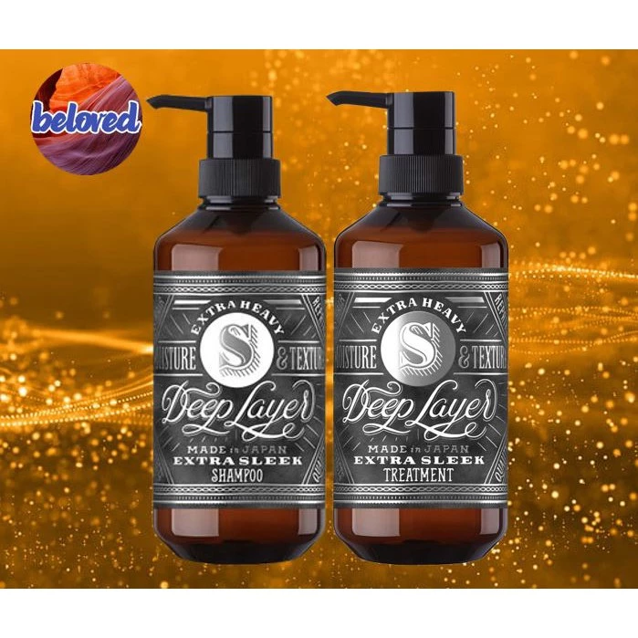 Deep Layer Extra Sleek Shampoo/Treatment แชมพู ครีมนวดผม สำหรับผมเส้นเล็ก แห้งเสีย
