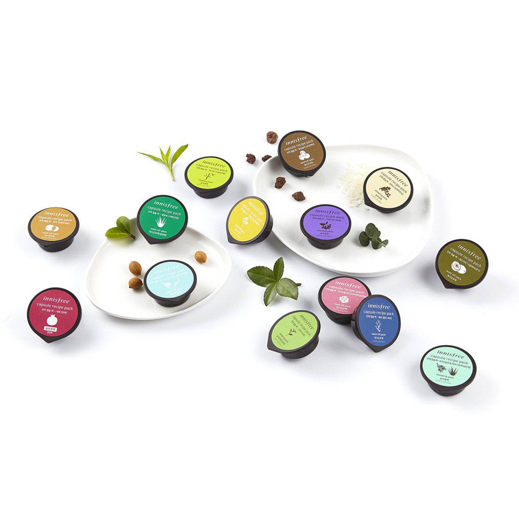 ml. (ของแท้/พร้อมส่ง) Pack Capsule #SKS# Recipe Innisfree 10