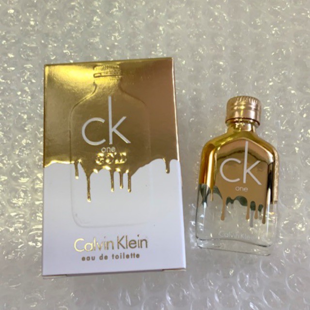 ของแท 10ml Calvin Klein Ck One Gold Edt ห วแต ม ราคา ช น Shopee Thailand