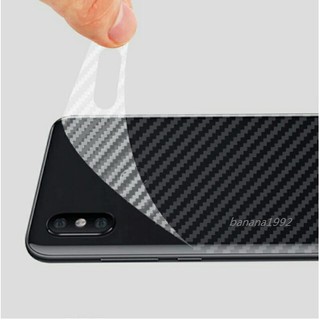 ( 2PCS )  Iphone 6 6P 7  7p 8 8P xr XSMAX Carbon Fiber Back Film