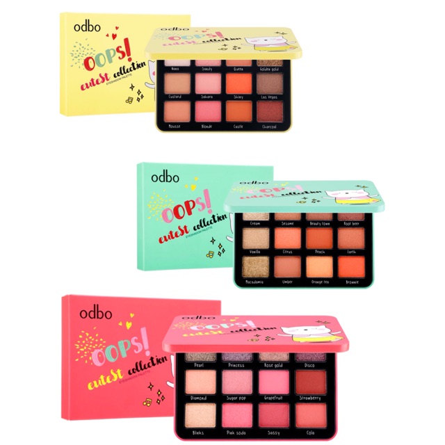 Odbo Oops Cutest Collection Eyeshadow Palette OD-212 - tonycosmetics ...