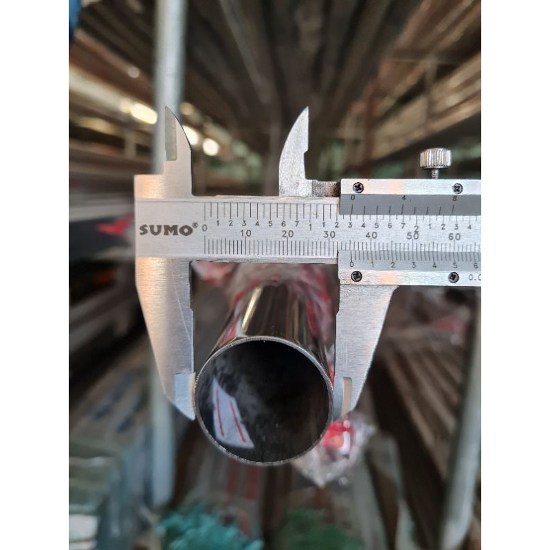 ท่อสแตนเลส 35 มิล (1 3/8")หนา 1.2 มิล เกรด 304