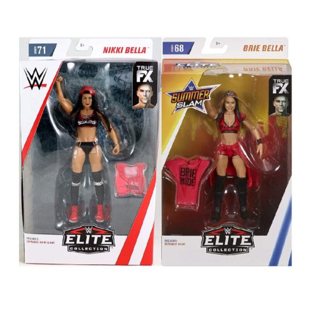 Mattel WWE Elite 68 Brie Bella Elite 71 ฟิกเกอร์ Nikki Bella Twins Wrestling