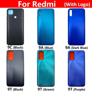 เคสแบตเตอรี่ด้านหลัง พร้อมปุ่มปรับระดับเสียง สําหรับ Xiaomi Redmi 9C 9A 9T