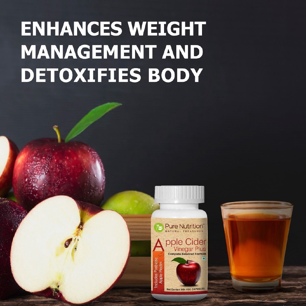 PURE NUTRITION Organic Apple Cider Vinegar Plus (Includes Prebiotic