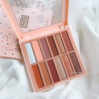 TUTU SAKURA FLOWRES EYESHADOW อายแชโดว์ถูกและดี เติมแต่งดวงตา