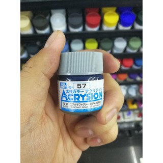 สีสูตรน้ำ Mr.Acrysion Color N57 AIRCRAFT GRAY Us Navy Aircraft (Gloss) 10ml