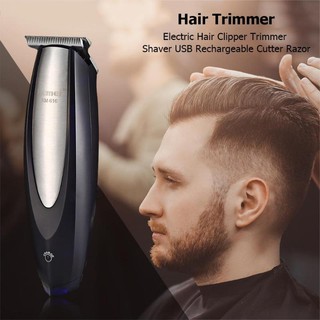 Kemei KM-616 Professional Hair Clipper มีดโกนเครื่องโกนหนวดไฟฟ้า USB แบบชาร์จไฟได้ Trimmer ผมตัดเครื่องตัด