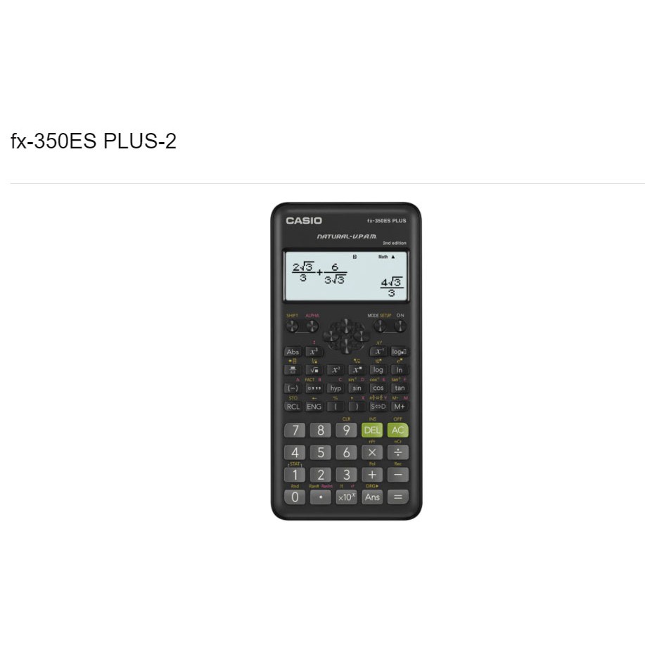 เครื่องคิดเลข Casio fx-350ES PLUS-2