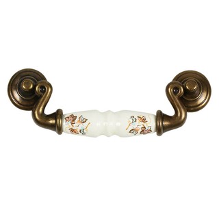 Handle button PULL HANDLE HAFELE 481.21.225 WHITE Furniture parts Home &amp; Furniture มือจับ ปุ่มจับ มือจับประตู HAFELE สีข