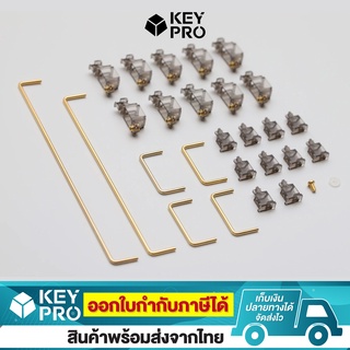 Everglide Stabilizer Screw-in V2 Keyboard Stabilizer PCB Mount 104u 60u สำหรับ คีย์บอร์ด Mechanical Keyboard Custom