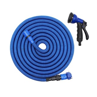 สายยางม้วน พลาสติก/ยาง ยืดหดอัตโนมัติ ARAI 7.5M ฟ้า EXTENDABLE GARDEN HOSE ARAI 7.5M CYAN