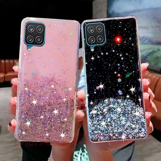 เคสโทรศัพท์มือถือ TPU นิ่ม กันตก ประดับเลื่อม กลิตเตอร์ดาวสวยงาม สําหรับ OPPO F9 F11 Pro F7 F15 A3 A8 A5S A11X A11 A7 A7X A9X A9 A5 2020 A31 A52 A72 A91 A92