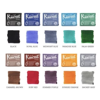 หมึก Kaweco Refill Ink Cartridge 1กล่อง บรรจุ 6 ชิ้น Made in Germany