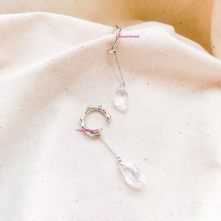 SILVER WATER DROP EARCUFF TINARI คาดหูเงิน