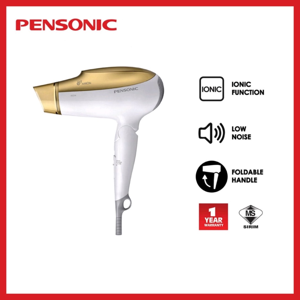 PENSONIC 1800W ไดร์เป่าผม PHD-1802FI