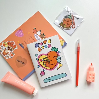 (พร้อมส่ง) Mini Note book สมุดโน๊ตจากแบรนด์ Housebrand.carrot