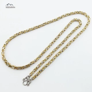 N33 ลายบาหลี บายแซนไทน์ 1-9 องค์ สีเลส สองกษัตริย์ สีดำ สร้อยคอ ห้อยพระ สร้อยสแตนเลสแท้ สร้อยพระ necklace