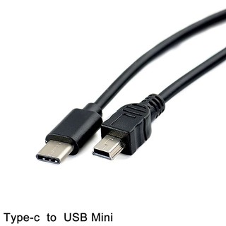 1 PC USB Type-C ถึง Mini USB สาย USB-C ชายไป Mini-B ชาย Converter อะแดปเตอร์ตะกั่วข้อมูลสาย 30 ซม.1 เมตร