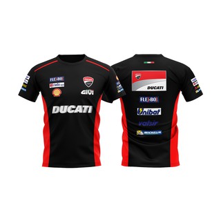 ใหม่ DUCATI ผ้าแห้งเร็ว เสื้อยืด ขี่มอเตอร์ไซค์แห้งเร็ว คุณภาพเกรดพรีเมียม ราคาโรงงาน