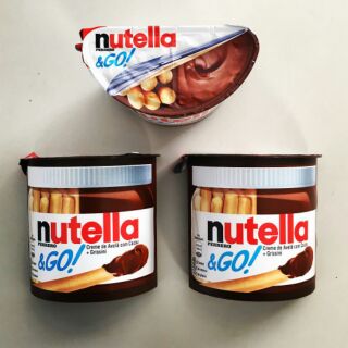 Nutella &amp; go บิสกิตกรอบจิ้มช็อกโกเเลต 1 กล่อง มี 12 ชิ้น