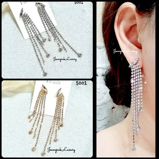 ต่างหูเพชรระย้า6120ใส่ออกงานเล่นแสงสวยมากสต็อกไทยพร้อมส่ง