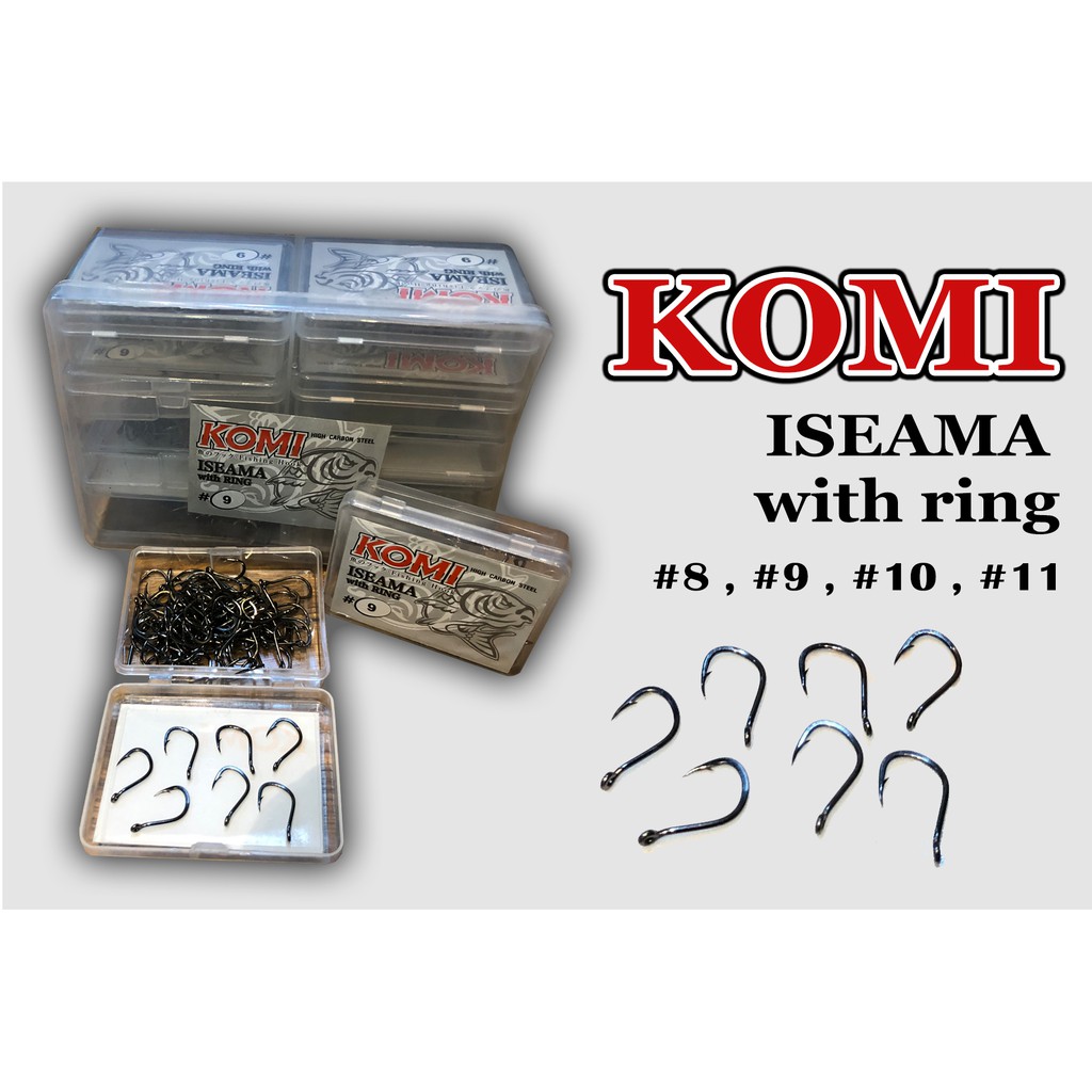 ✨️ เบ็ดกล่อง KOMI iseama ตูดห่วง