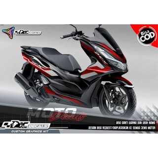 สติกเกอร์รูปลอก Pcx160 4 วาล์วกราฟฟิคมอเตอร์เต็มตัว