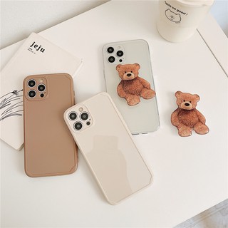 Apple iPhone Case 12 Pro Max 12 Pro 12 12 Mini 11 Pro Max 11 Pro 11 XS Max XR XS X 8 Plus 8 7 Plus 7 HD โปร่งใส ลวดลายทาสี TPU Soft Case