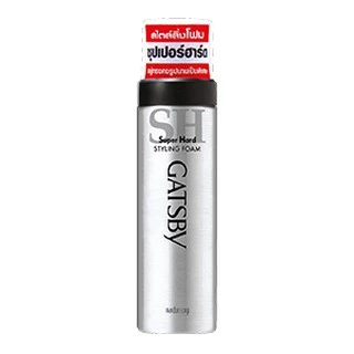 GATSBY STYLING FOAM แกสบี้ สไตล์ลิ่ง โฟม 185 g.โฟมจัดแต่งทรงผม ช่วยเพิ่มวอลลุ่ม ทำให้ผมไม่ลีบแบน