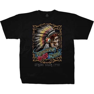 tshirtเสื้อยืดคอกลมฤดูร้อนใหม่ เสื้อยืด ลาย Grateful Dead Spring Tour 1990 2XlSto4XL