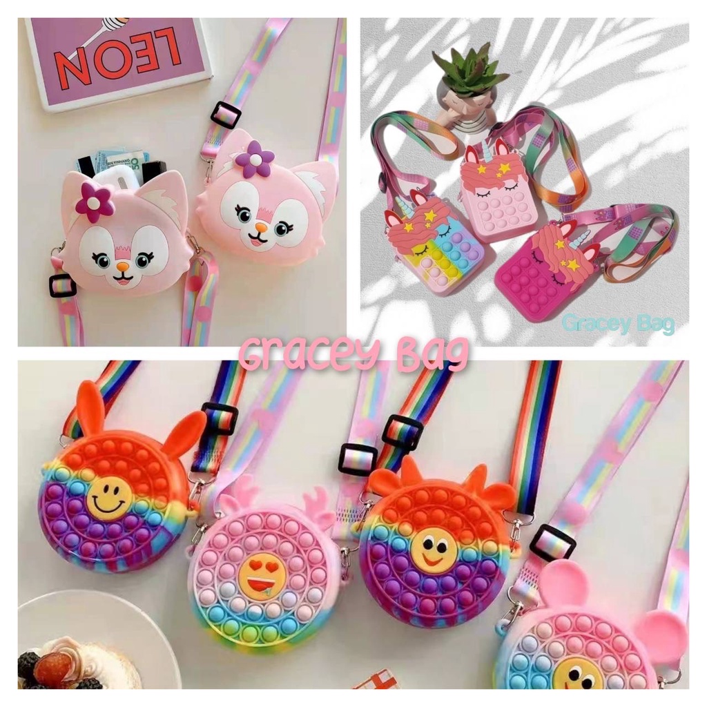 Pop It Bag / Pop It Sling Bag / Pop It Wallet