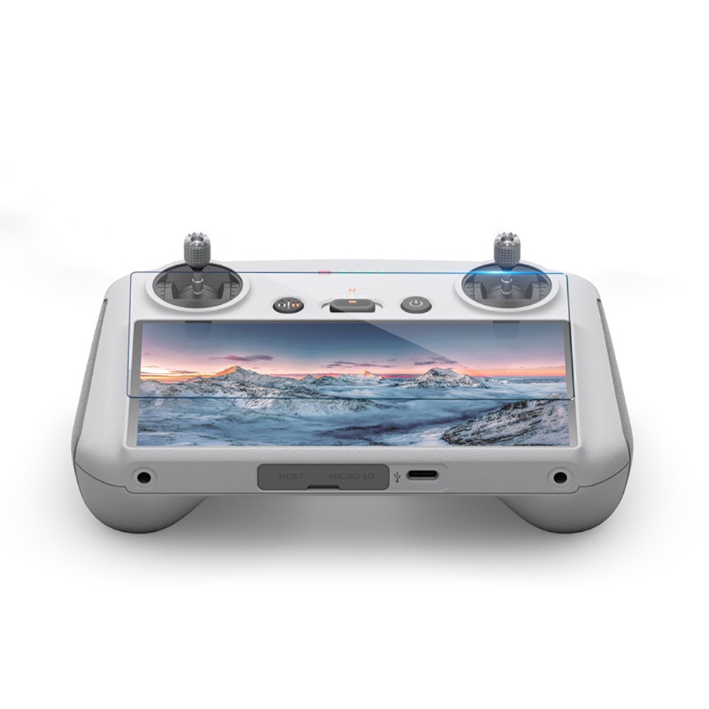 2pcs ฟิล์มนิรภัยสําหรับ DJI Flip/ Air3S/Mini 4 Pro/Air3 RC2 /Mini3 Pro RC2 พร้อมหน้าจอรีโมทคอนโทรล HD กระจกนิรภัยป้องกันฟิล์มสําหรับ Mini 3 Pro อุปกรณ์เสริม