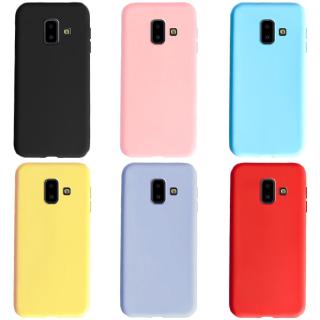 เคสโทรศัพท์มือถือซิลิโคน สีหวาน สําหรับ samsung galaxy j 6/j6 plus 2018 eu j6plus 6 j 6 plus