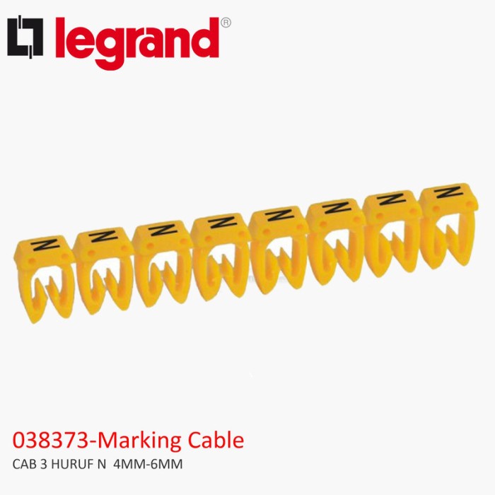 LEAGRAND CAB 3 LETTERS N 4MM-6MM