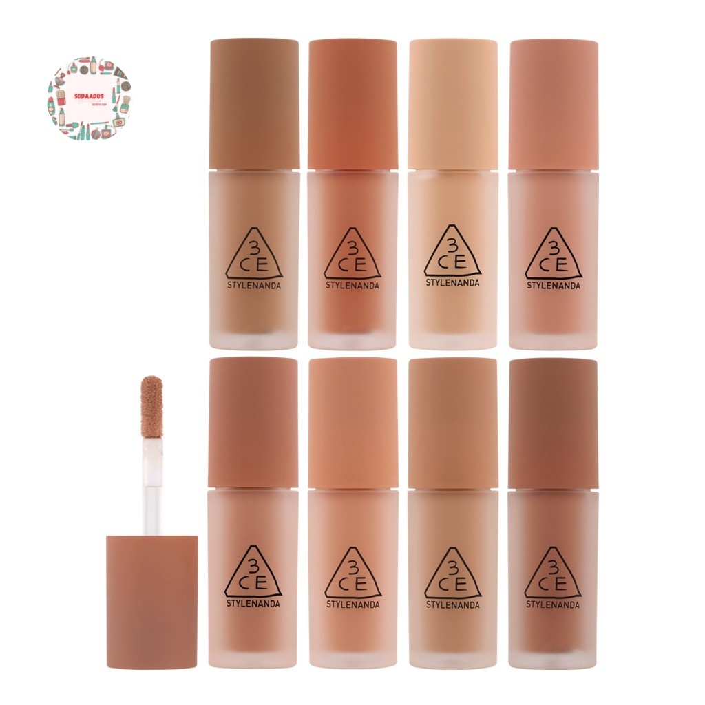 3CE Liquid Primer Eye Shadow 3.7ml (Pink Ground, Rolling Days, Potion Maker, To Stay, Certainty, Com