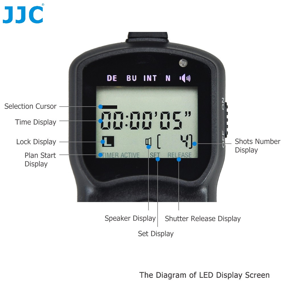 JJC TM-C กล้องจับเวลารีโมทคอนโทรล การเปิดตัวชัตเตอร์หน่วงเวลา สำหรับ Canon EOS R10 R7 R6 RP Ra R M6 Mark II M5 800D 760D 750D 700D 650D 600D 200D II 100D 90D 80D 77D 70D 60D 60D 1500D 1300d 1200D 1100D PowerShot SX70HS G5X G1X MarK III II และอื่น ๆ - รูปที่ 5