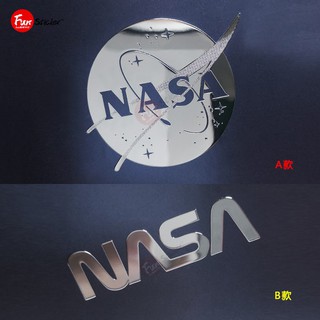 [New metal sticker] NASA NASA logo metal sticker laptop desktop computer mobile phone sticker