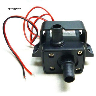 (SPRINGGREEN) Ultra Quiet DC 12V 3m 240L/H Brushless Motor Submersible Pool Tank Water Pump